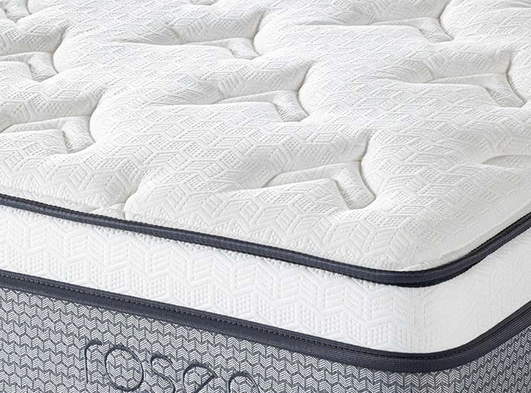 JUEGO DE DORMITORIO ROSEN CAMA DIVAN INDIE 1.5 PLAZAS AZUL + RESPALDO FERRARA - 10