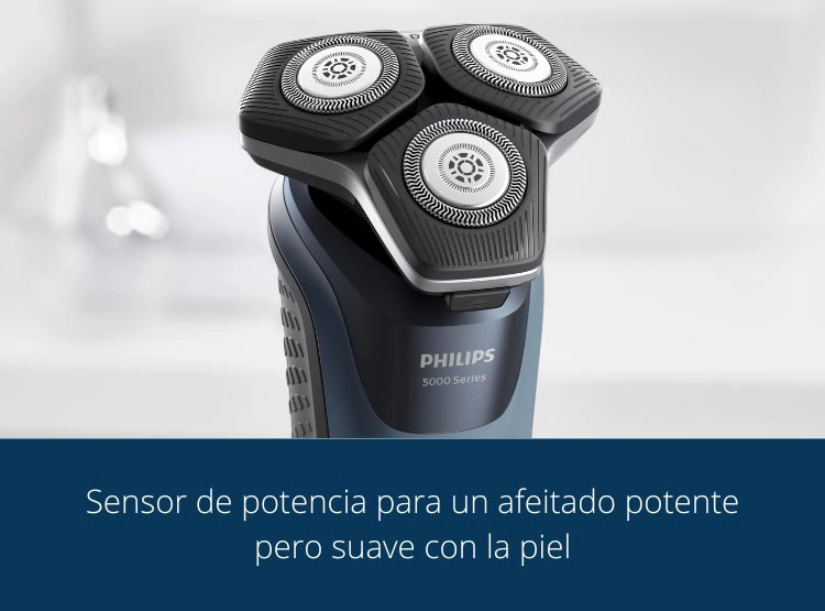 AFEITADORA INALÁMBRICA PHILIPS ELÉCTRICA S5880/20 SERIE 5000 TECNOLOGÍA SKINIQ - 3