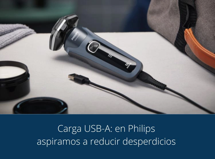 AFEITADORA INALÁMBRICA PHILIPS ELÉCTRICA S5880/20 SERIE 5000 TECNOLOGÍA SKINIQ - 7