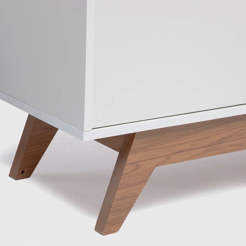 RACK PARA TV 75 PULGADAS ULMO ROCA CANELA 2P BLANCO - 7