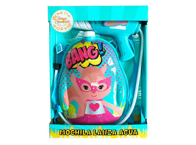 MOCHILA LANZA AGUA BOSQUE ENCANTADO SUPERHEROES VALENTINA LA ARDILLA - 2