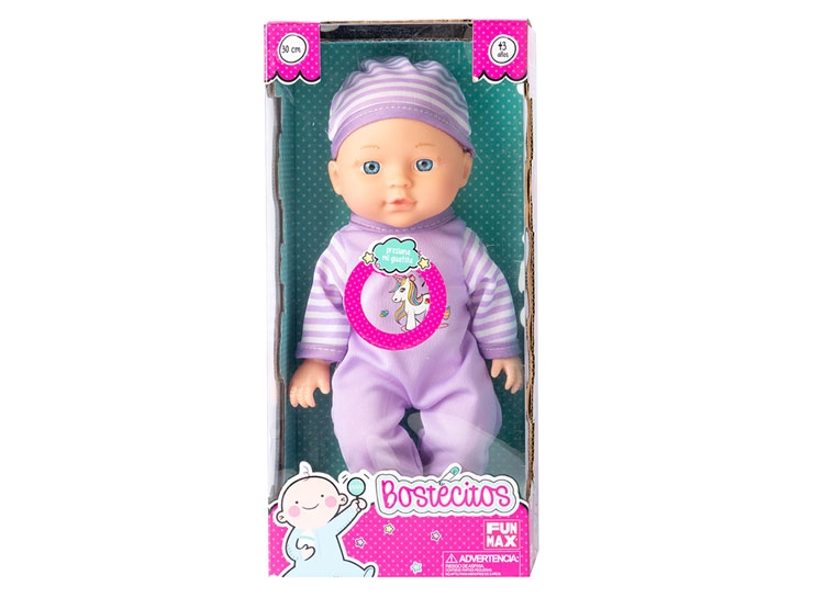 MUÑECA BOSTECITOS BABYDOLL 4 SONIDOS 30CM - 9