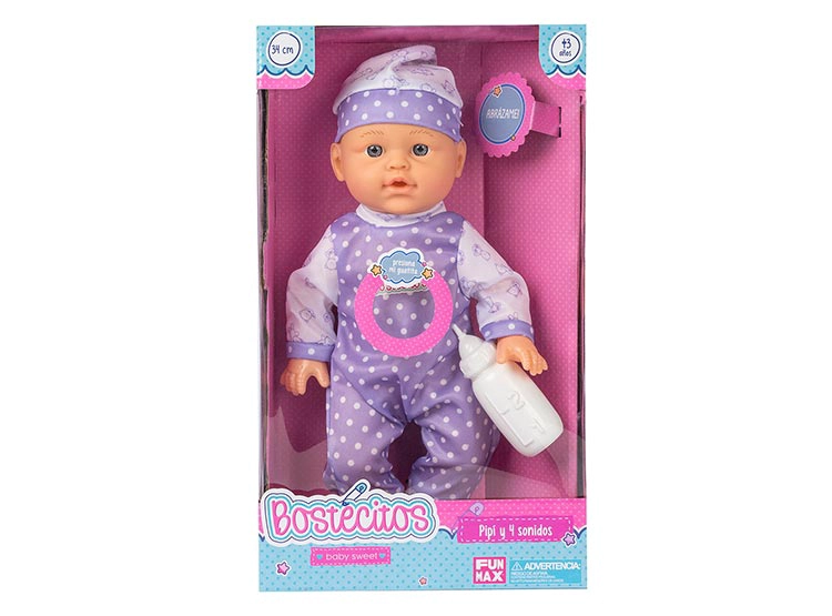 MUÑECAS BABYDOLL BOSTECITOS BABY SWEET PIPI Y 4 SONIDOS - 3
