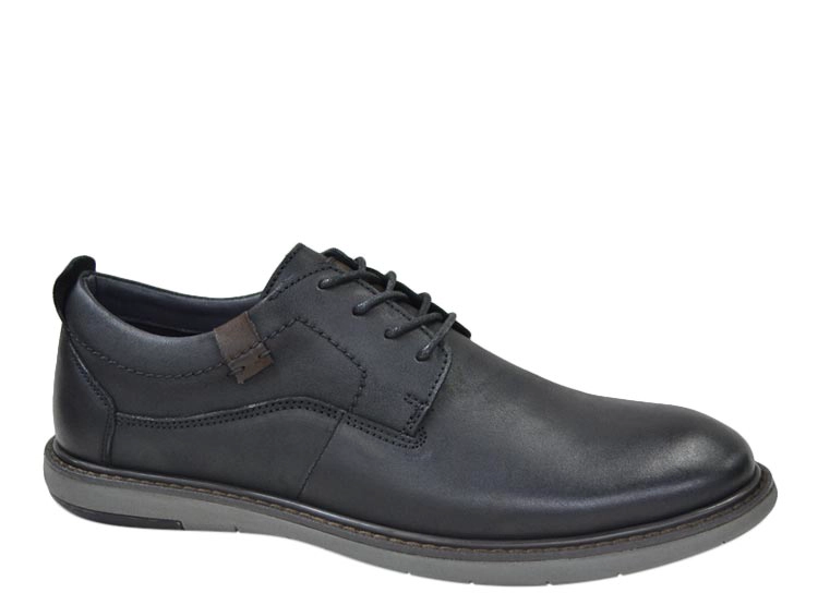 ZAPATOS CUERO HOMBRE CARDINALE NEGRO GAND - 1