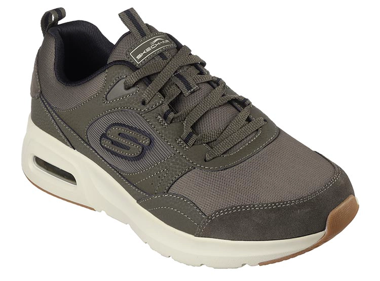 ZAPATILLAS CUERO HOMBRE SKECHERS OLIVA SKECH-AIR COURT HOMEGROWN - 2