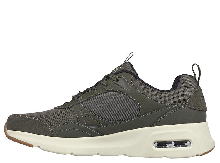 ZAPATILLAS CUERO HOMBRE SKECHERS OLIVA SKECH-AIR COURT HOMEGROWN - 3