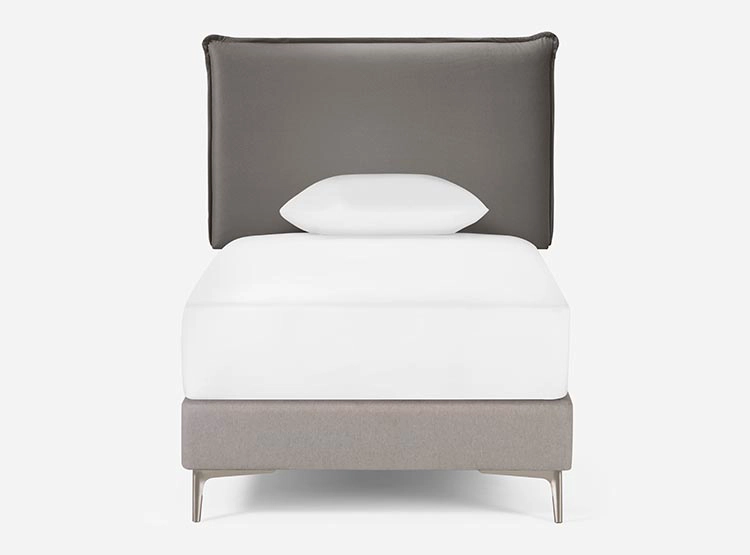 RESPALDO ROSEN MAURICE 1.5 PLAZAS MADERA GRIS - 4