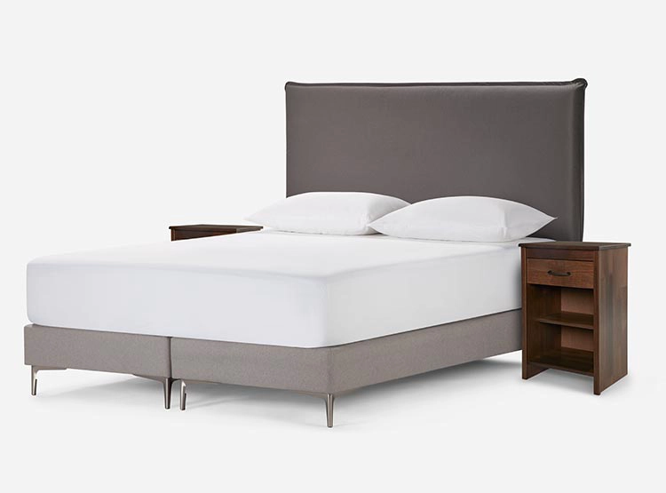 SET DE MUEBLES ROSEN RESPALDO MAURICE KING MADERA CHOCOLATE + VELADORES - 2