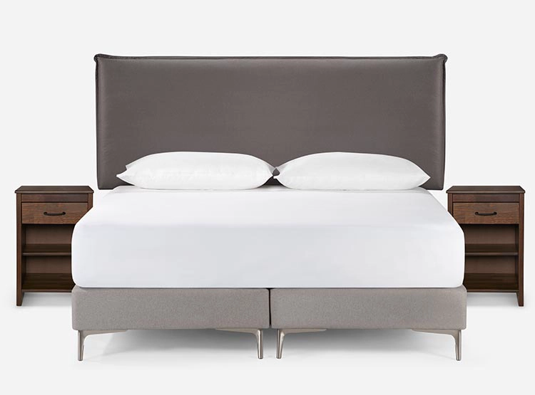 SET DE MUEBLES ROSEN RESPALDO MAURICE KING MADERA CHOCOLATE + VELADORES - 6