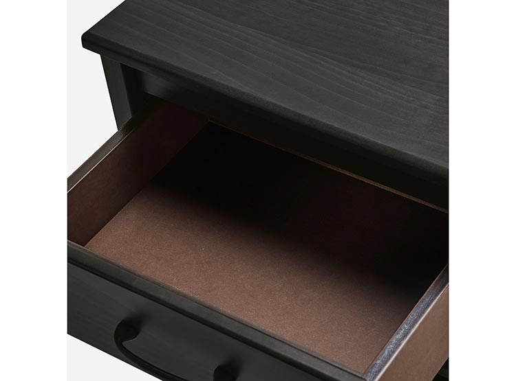 SET DE MUEBLES ROSEN RESPALDO MAURICE KING MADERA GRIS + VELADOR - 5