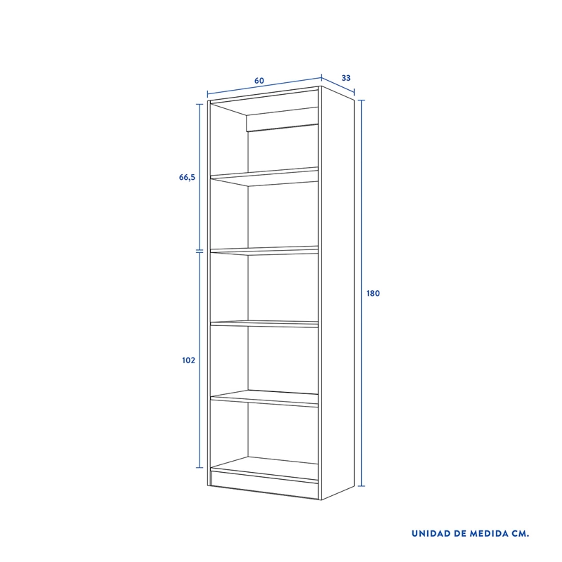 SET MUEBLES BAÑO CIC ESTANTE 4 REPISAS BLANCO + VANITORIO + ORGANIZADOR + DESPENSA - 3