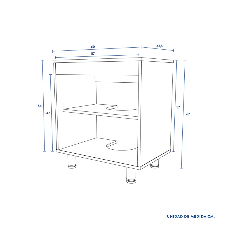 SET DE MUEBLES CIC BAÑO VANITORIOS 13 PUERTAS BLANCO - 4