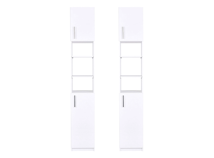SET MUEBLES BAÑO CIC ORGANIZADORES 5 REPISAS BLANCO - 1