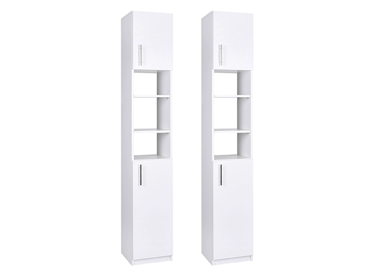 SET MUEBLES BAÑO CIC ORGANIZADORES 5 REPISAS BLANCO - 2