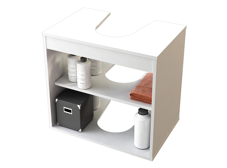 SET DE MUEBLES CIC BAÑO ORGANIZADOR + VANITORIO 13 PUERTAS BLANCO - 8