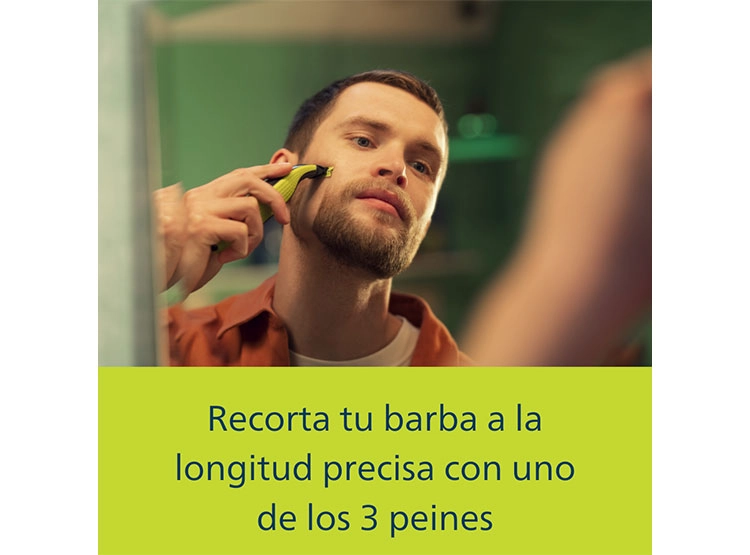 AFEITADORA INALÁMBRICA PHILIPS ONEBLADE FACE&BODY QP2824/10  - 5