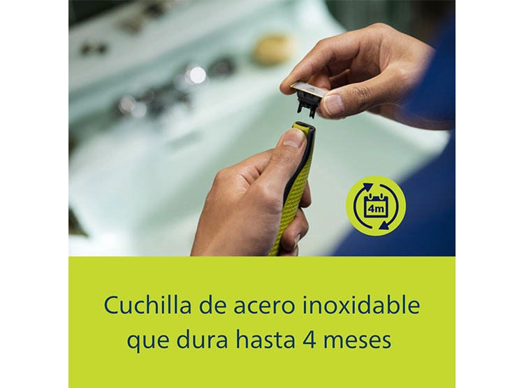 AFEITADORA INALÁMBRICA PHILIPS ONEBLADE FACE&BODY QP2824/10  - 8