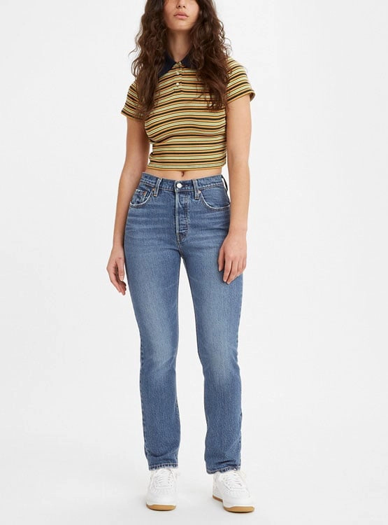 JEANS MUJER LEVI'S ALGODÓN ORIGINAL FIT 501 - 1