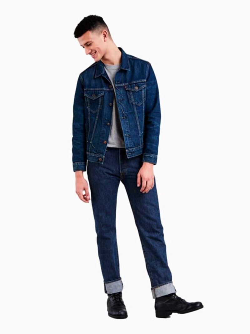 JEANS HOMBRE LEVI'S ALGODÓN 501 ORIGINAL FIT - 1
