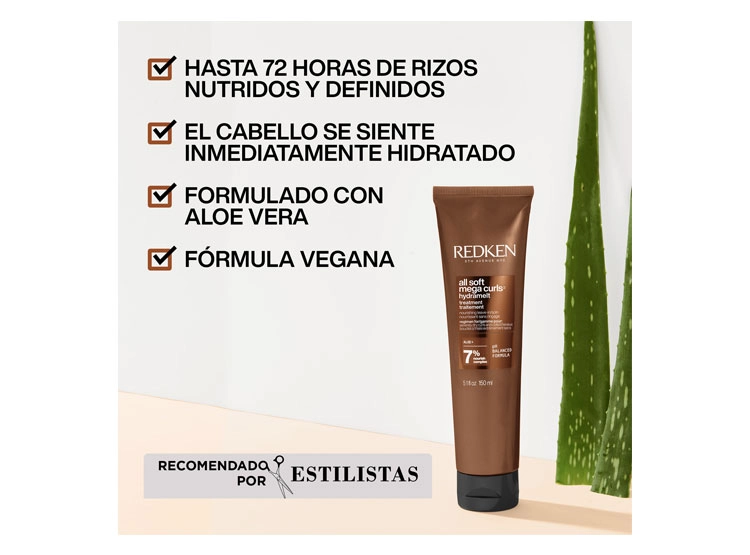 TRATAMIENTO LEAV-IN HIDRATANTE REDKEN ALL SOFT MEGA CURLS 150 ML - 2