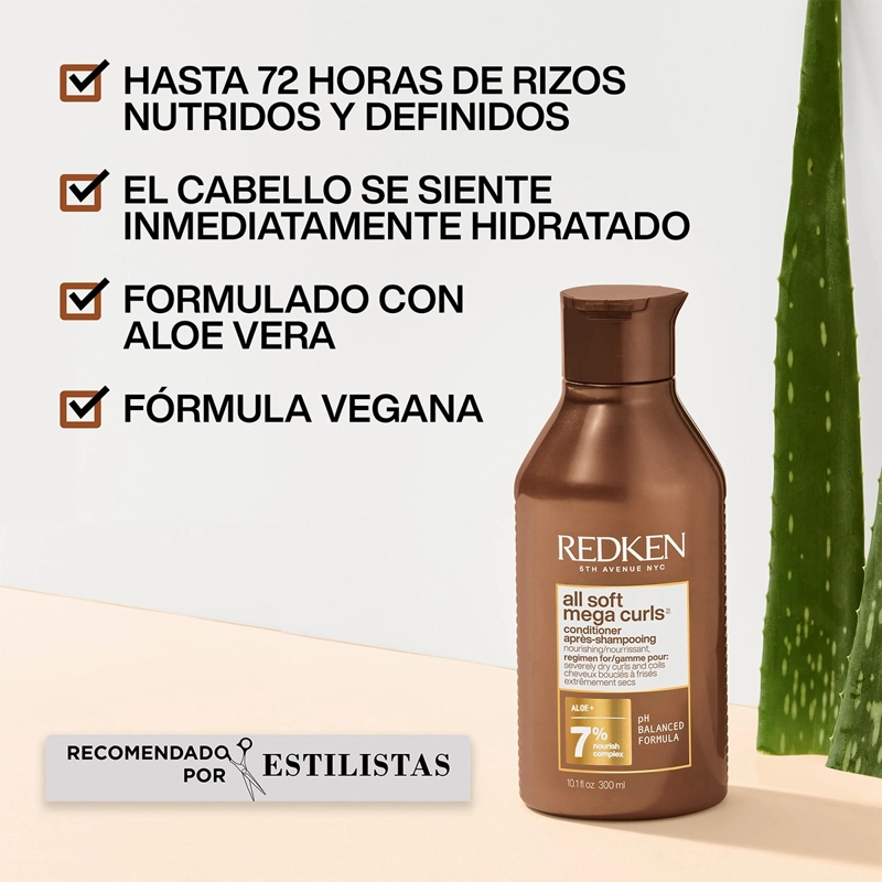 ACONDICIONADOR REDKEN CABELLO RIZADO MEGA CURLS 300 ML - 2