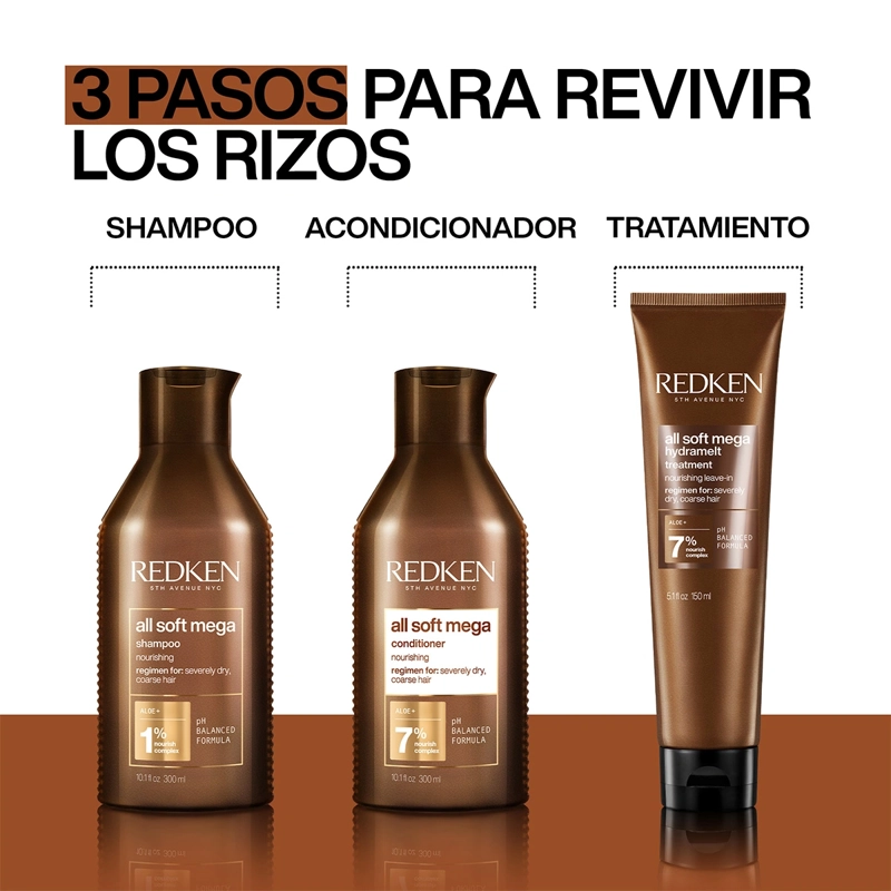 ACONDICIONADOR REDKEN CABELLO RIZADO MEGA CURLS 300 ML - 5
