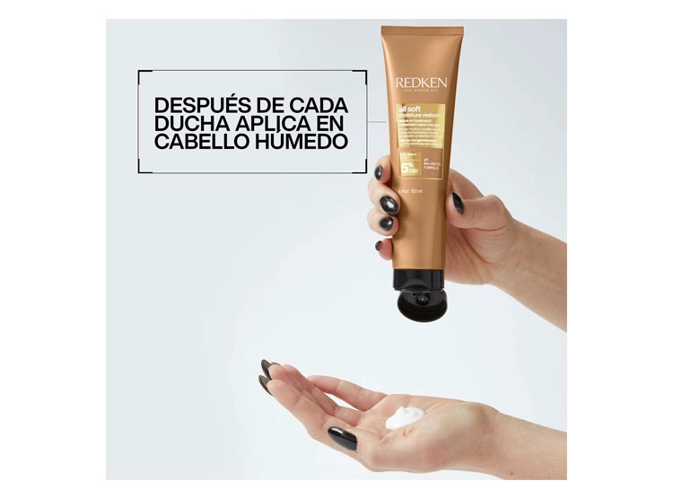 TRATAMIENTO CAPILAR REDKEN LEAV-IN HIDRATANTE CABELLO SECO MOISTURE RESTORE ALL SOFT 150 ML - 7