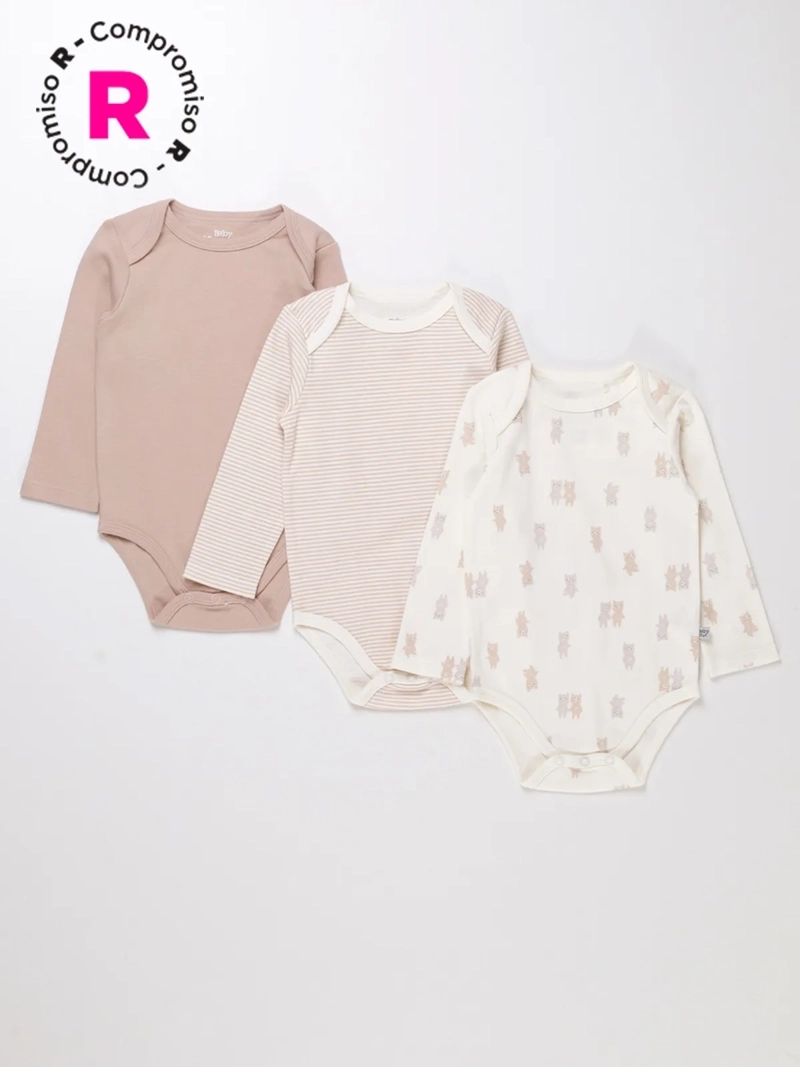 PACK X3 BODY UNISEX BABY HARVEST - 1