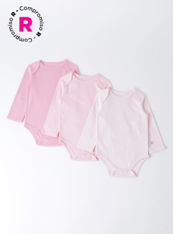 PACK X3 BODY NIÑA BABY HARVEST - 1
