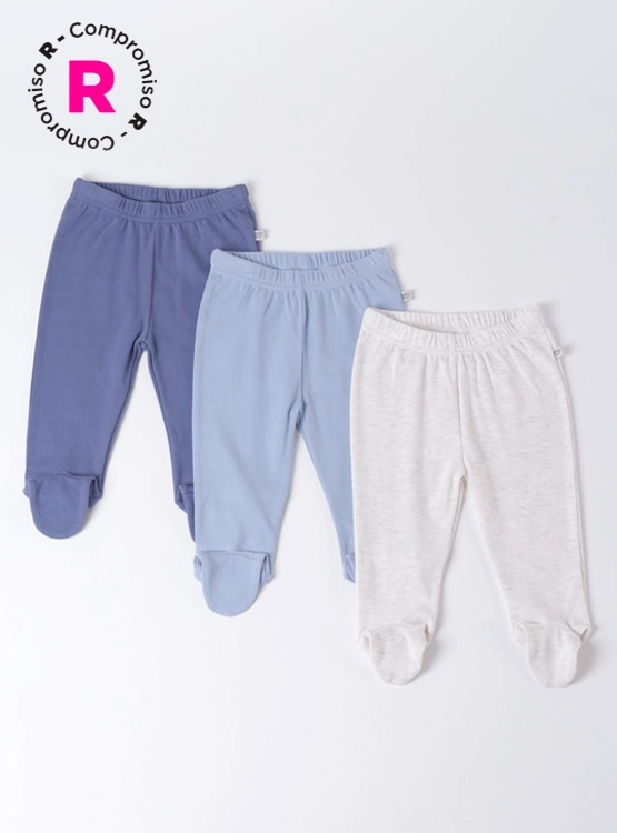 TRIPACK PATITAS UNISEX BABY HARVEST - 1