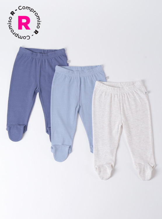 TRIPACK PATITAS UNISEX BABY HARVEST - 1