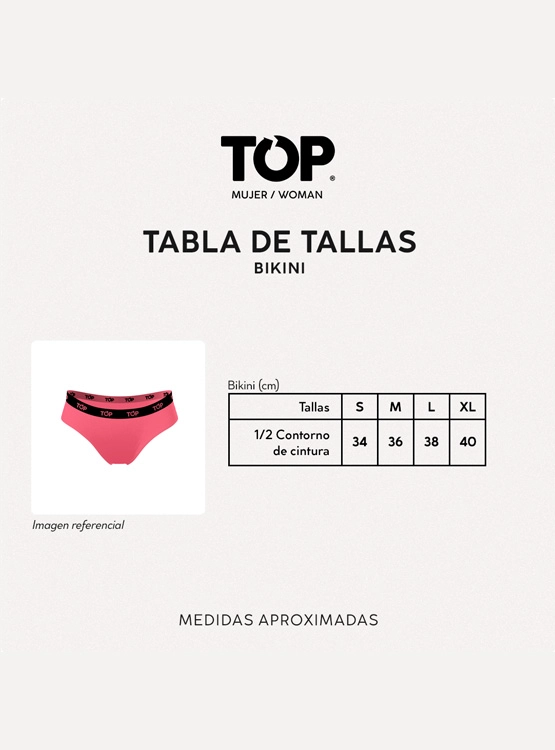 PACK CALZONES BIKINI MUJER TOP M205P3C4 - 6