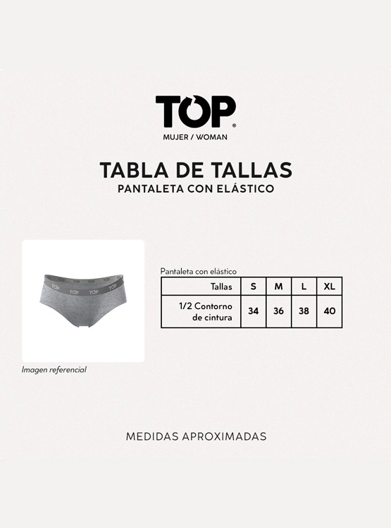 PACK CALZONES  MUJER TOP M206P3C2 - 6
