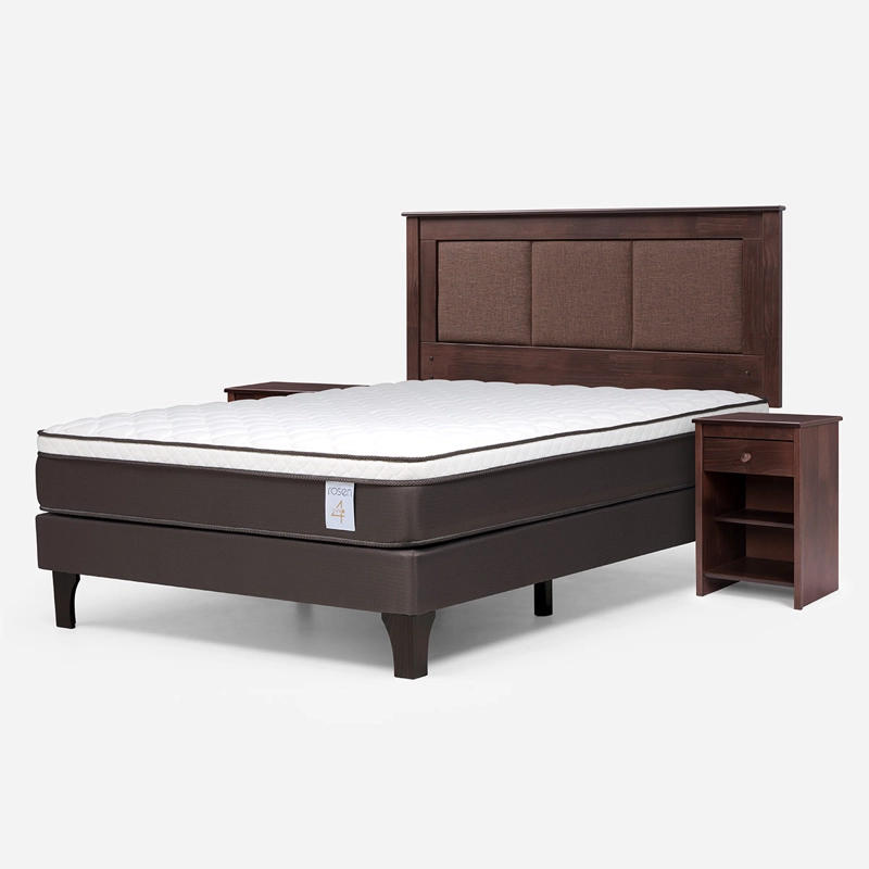 JUEGO DE DORMITORIO ROSEN CAMA EUROPEA NEW STYLE 4 PLUS BN 2 PLAZAS + SET RACHEL - 2