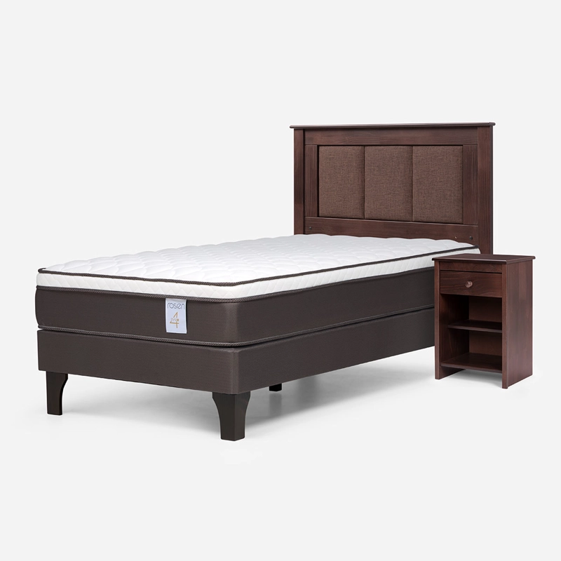 JUEGO DE DORMITORIO ROSEN CAMA EUROPEA NEW STYLE 4 PLUS 1.5 PLAZAS + SET RACHEL - 2