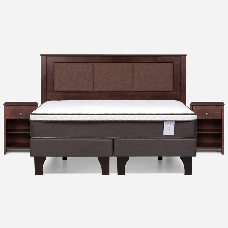 JUEGO DE DORMITORIO ROSEN CAMA EUROPEA NEW STYLE 4 PLUS KING + SET RACHEL - 1