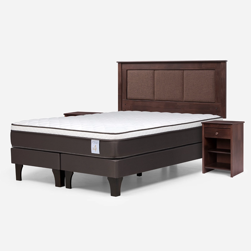 JUEGO DE DORMITORIO ROSEN CAMA EUROPEA NEW STYLE 4 PLUS KING + SET RACHEL - 2