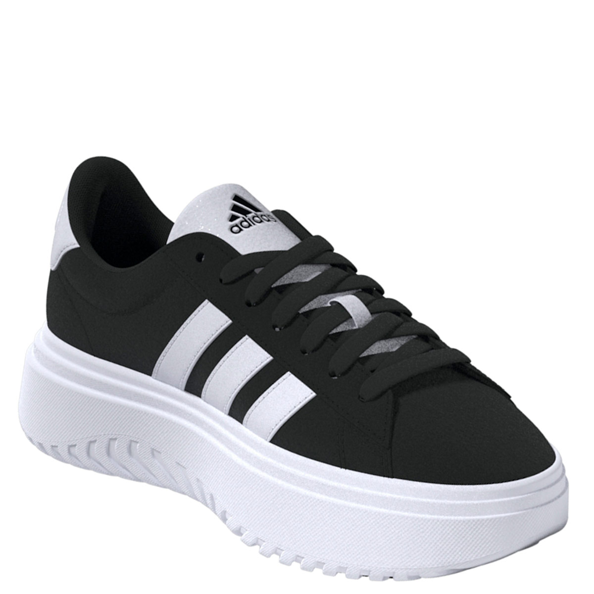 ZAPATILLAS MUJER ADIDAS CASUSALES NEGRO GRAND COURT PLATFORM SUEDE - 1