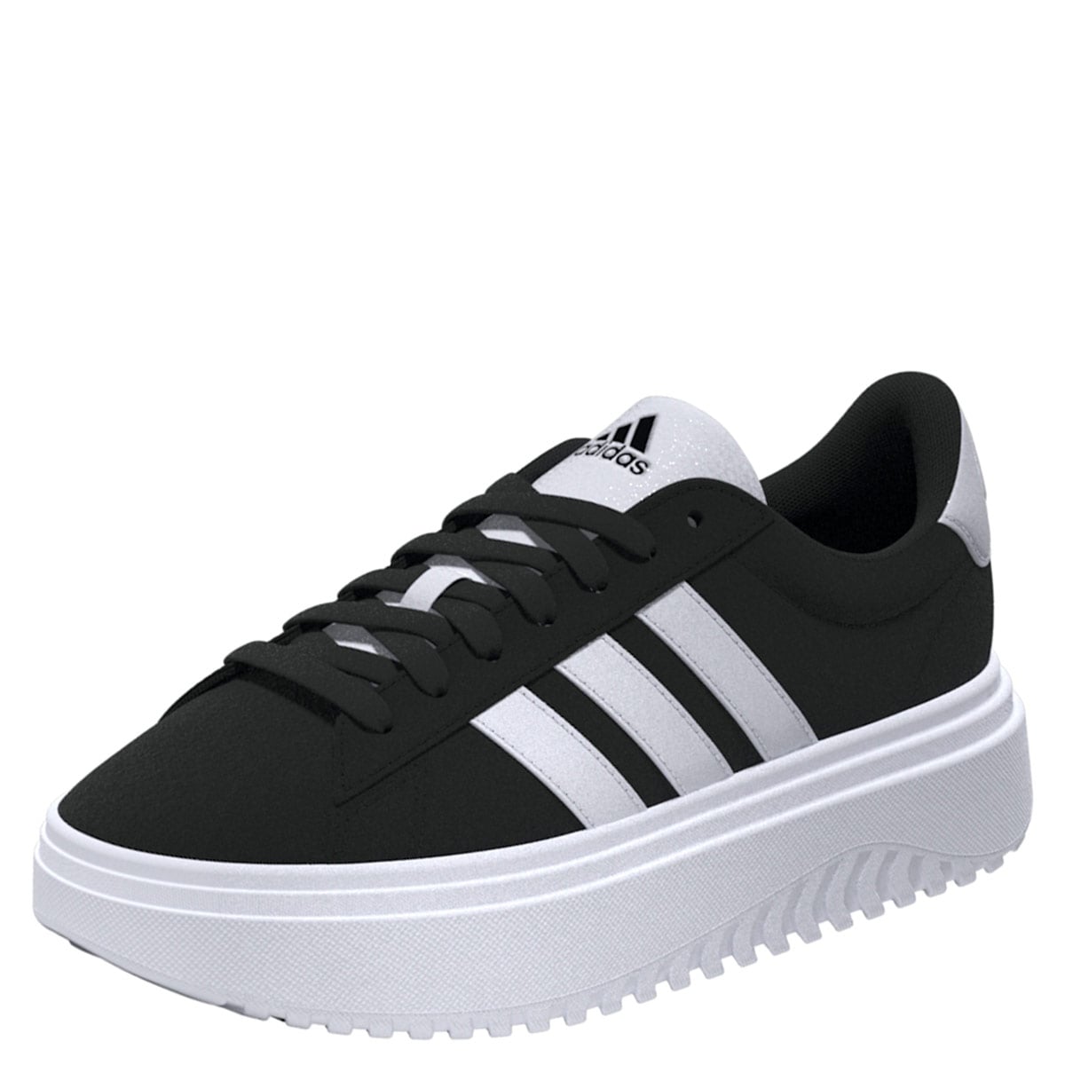 ZAPATILLAS MUJER ADIDAS CASUSALES NEGRO GRAND COURT PLATFORM SUEDE - 2