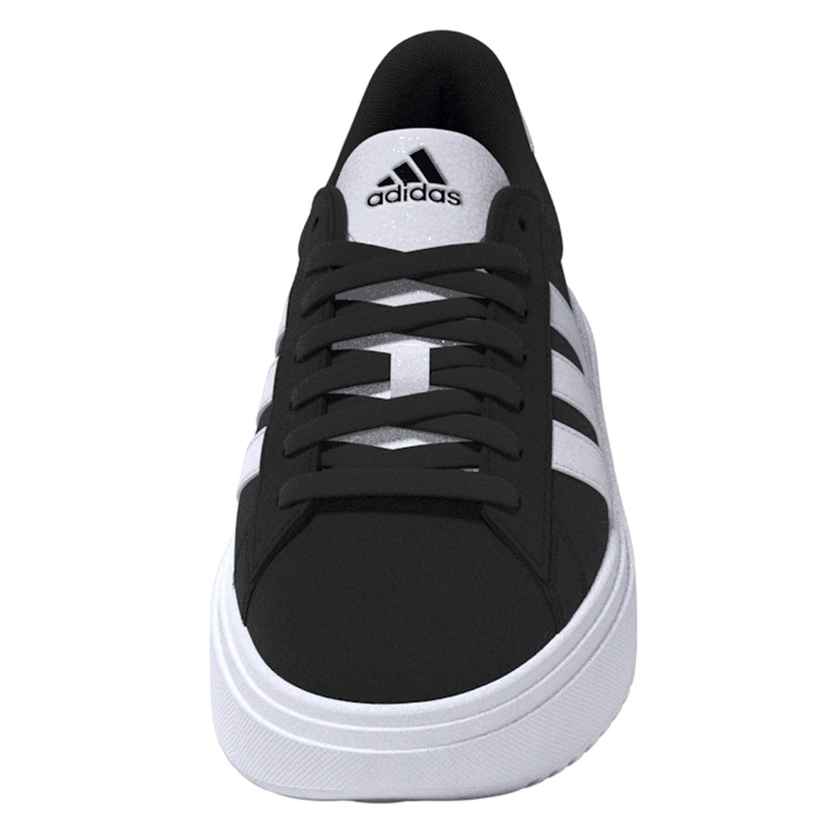 ZAPATILLAS MUJER ADIDAS CASUSALES NEGRO GRAND COURT PLATFORM SUEDE - 4