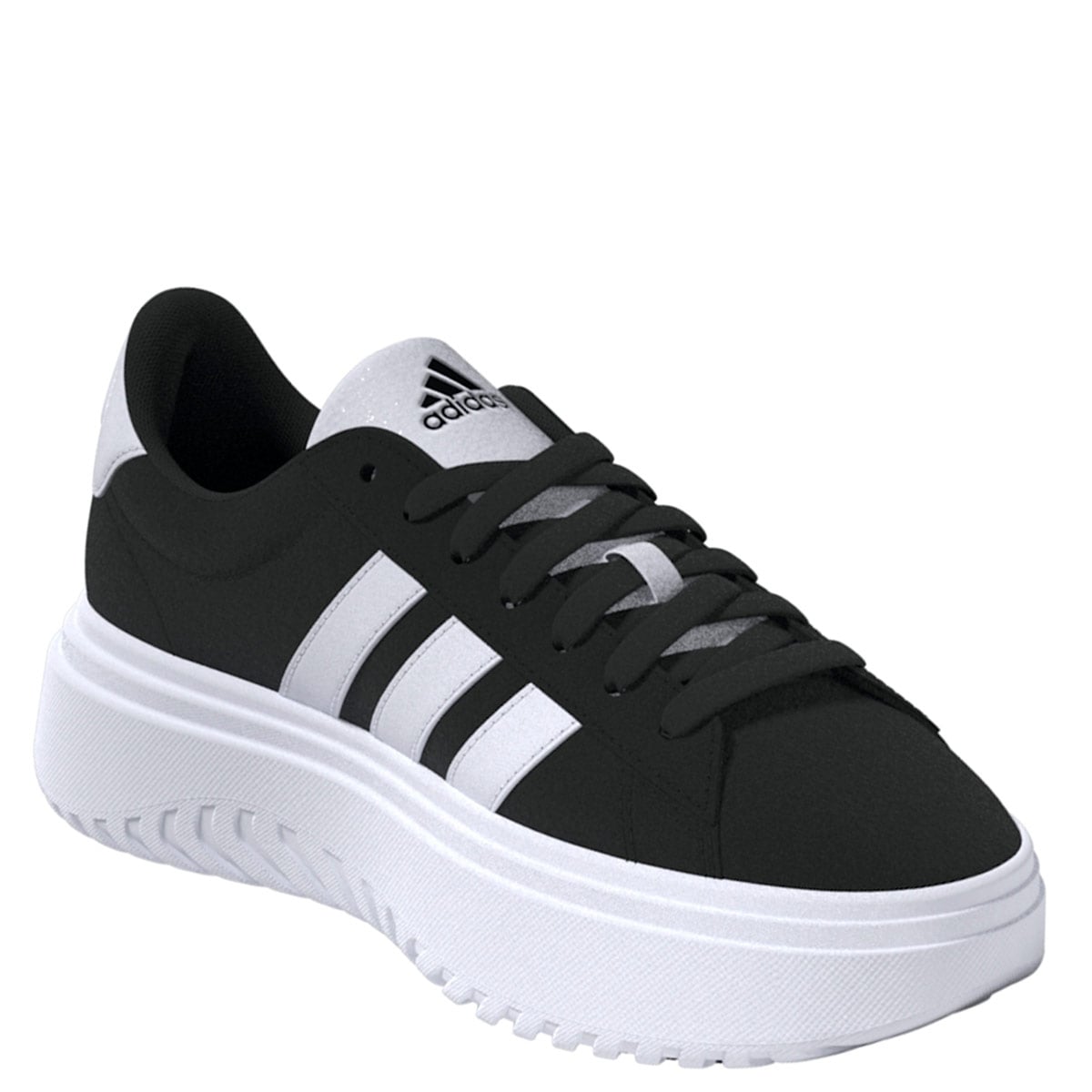 ZAPATILLAS MUJER ADIDAS CASUSALES NEGRO GRAND COURT PLATFORM SUEDE - 1