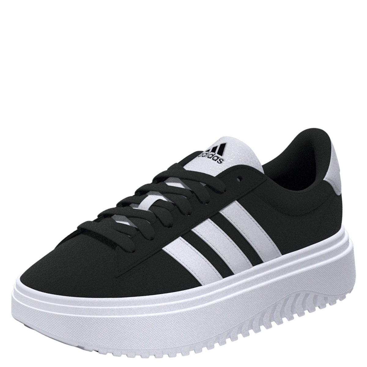 ZAPATILLAS MUJER ADIDAS CASUSALES NEGRO GRAND COURT PLATFORM SUEDE - 2