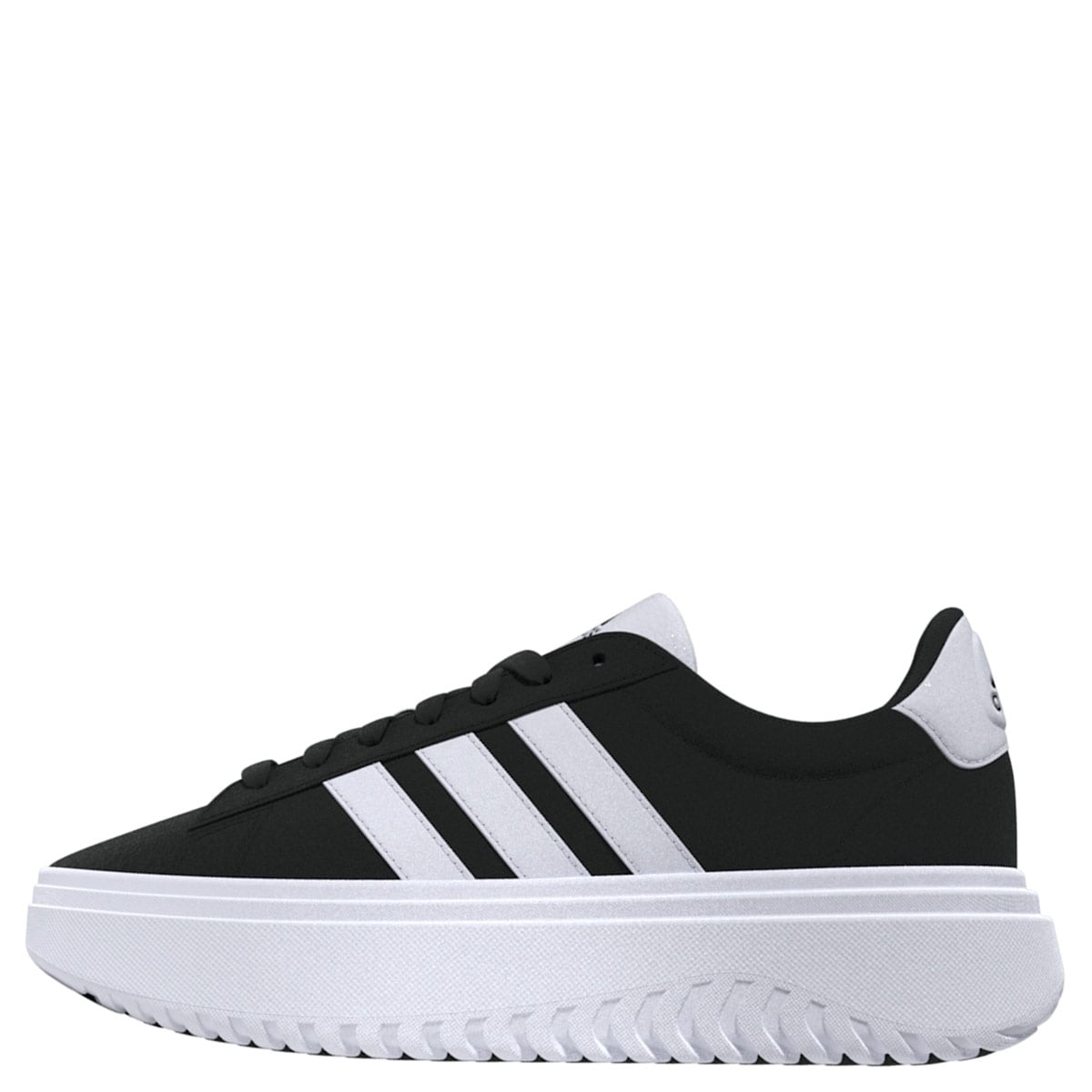 ZAPATILLAS MUJER ADIDAS CASUSALES NEGRO GRAND COURT PLATFORM SUEDE - 3