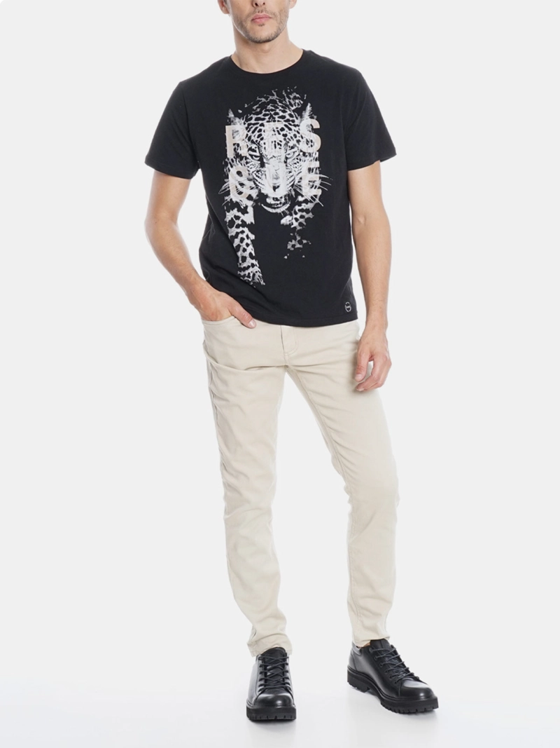 PANTALÓN HOMBRE ELLUS COLOR REGULAR FIT ALGODÓN - 1