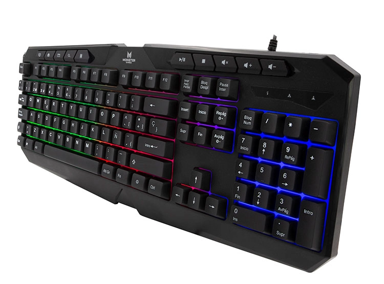 KIT TECLADO Y MOUSE MONSTER CREW INITIATION - 3