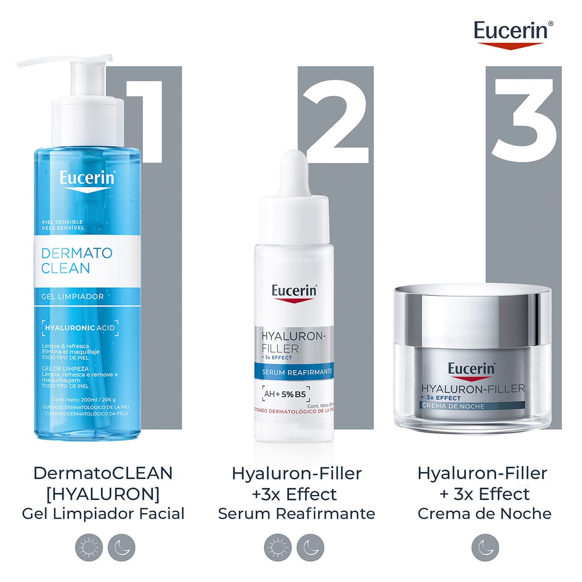 CREMA EUCERIN GEL ANTIEDAD REPUESTO HYALURON FILLER NOCHE 50 ML - 9