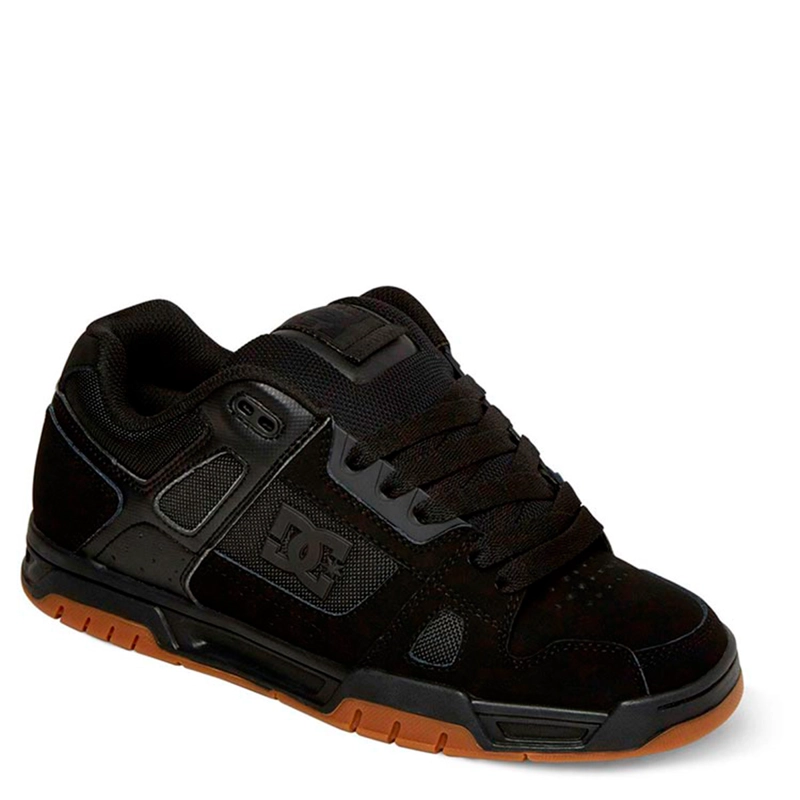 ZAPATILLAS HOMBRE DC SHOES URBANAS NEGRO STAG CUERO - 2