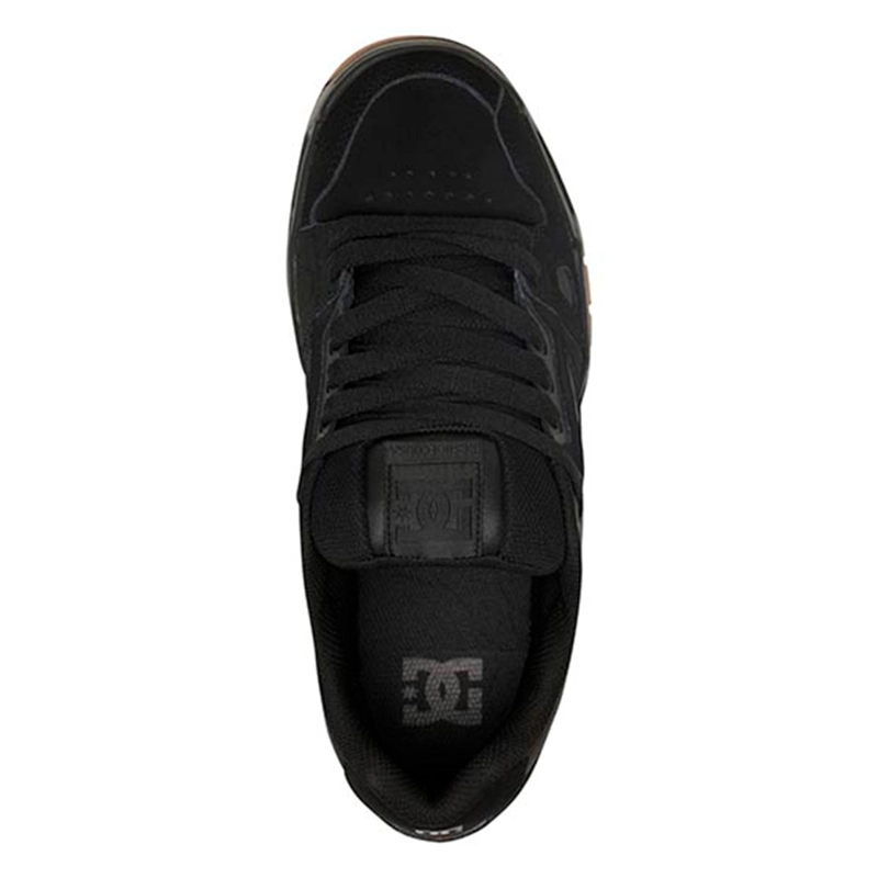 ZAPATILLAS HOMBRE DC SHOES URBANAS NEGRO STAG CUERO - 4