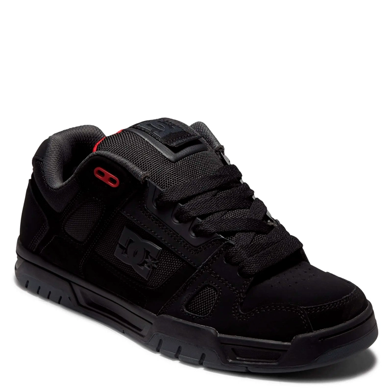 ZAPATILLAS HOMBRE DC SHOES URBANAS NEGRO STAG CUERO - 2