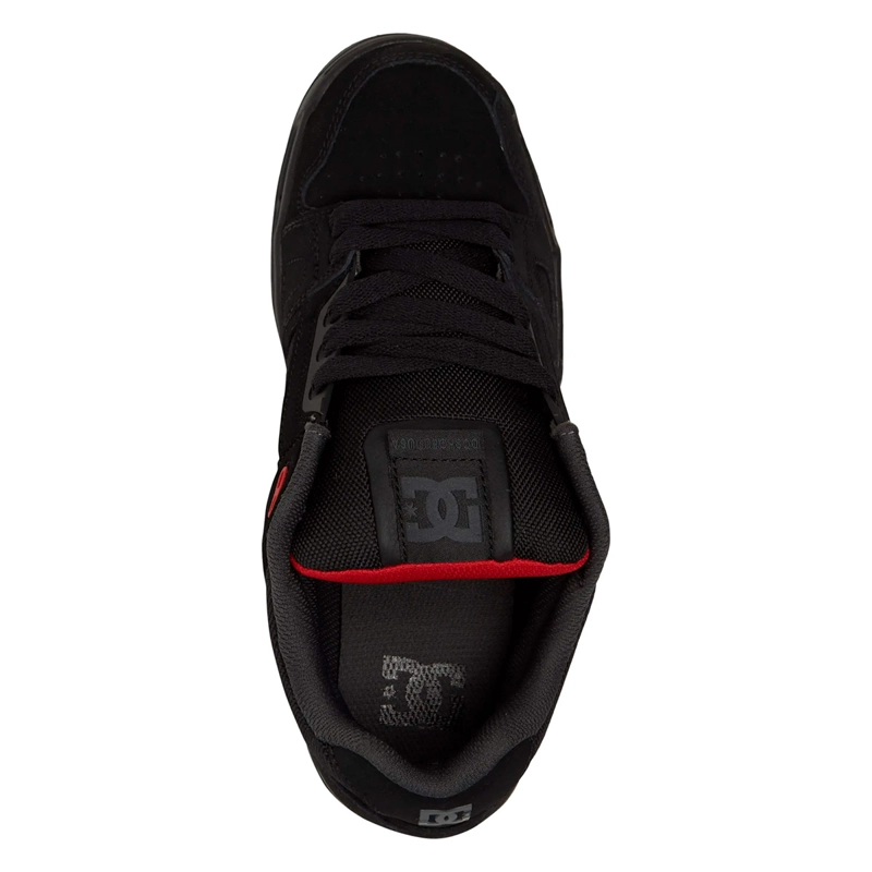ZAPATILLAS HOMBRE DC SHOES URBANAS NEGRO STAG CUERO - 4